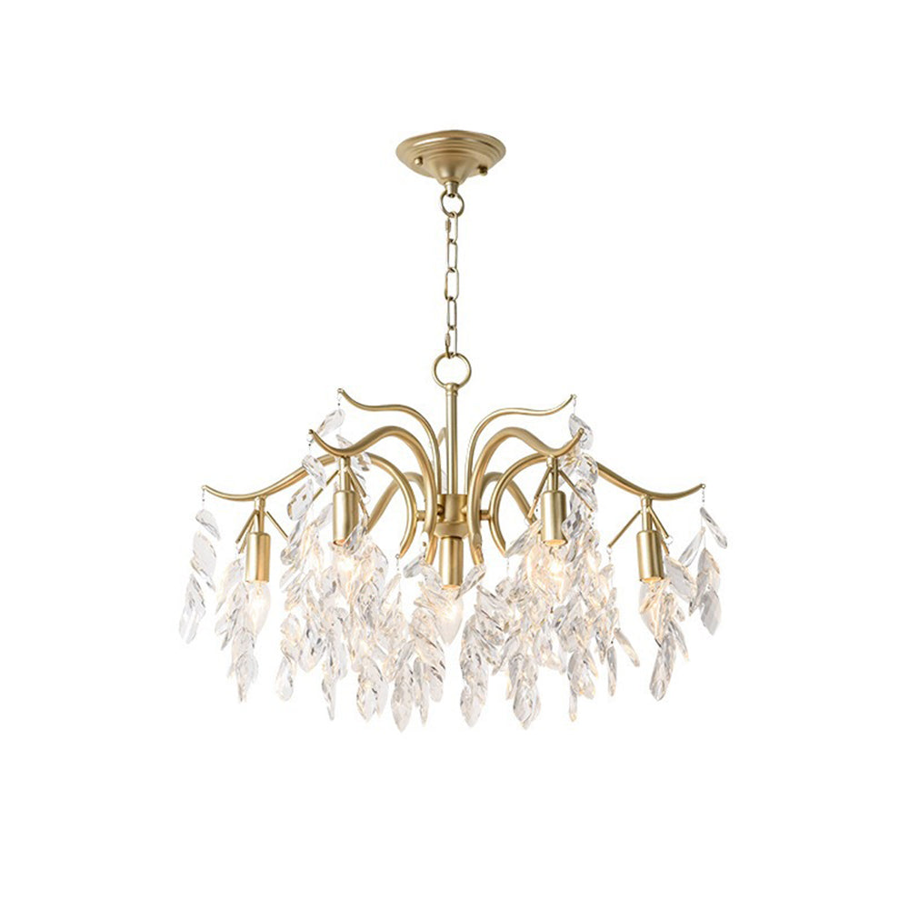 Elaral | Luxury Wisteria Flower Cascading Crystal Chandelier