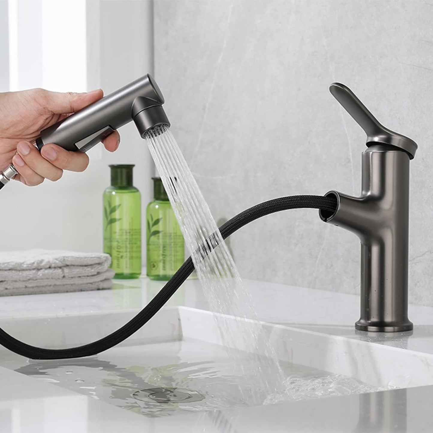 Aerisuned | Nordic Single Lever Retractable Spout Kitchen Sink Mixer Tap
