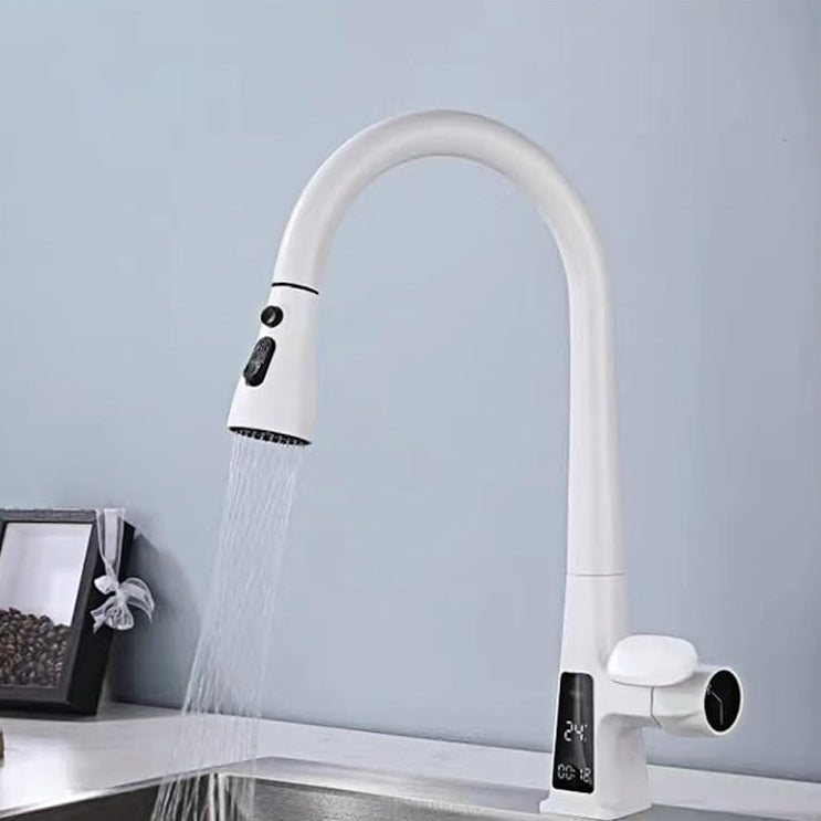 Nordivall | Modern Arched Profile Retractable Spout Kitchen Sink Mixer Tap