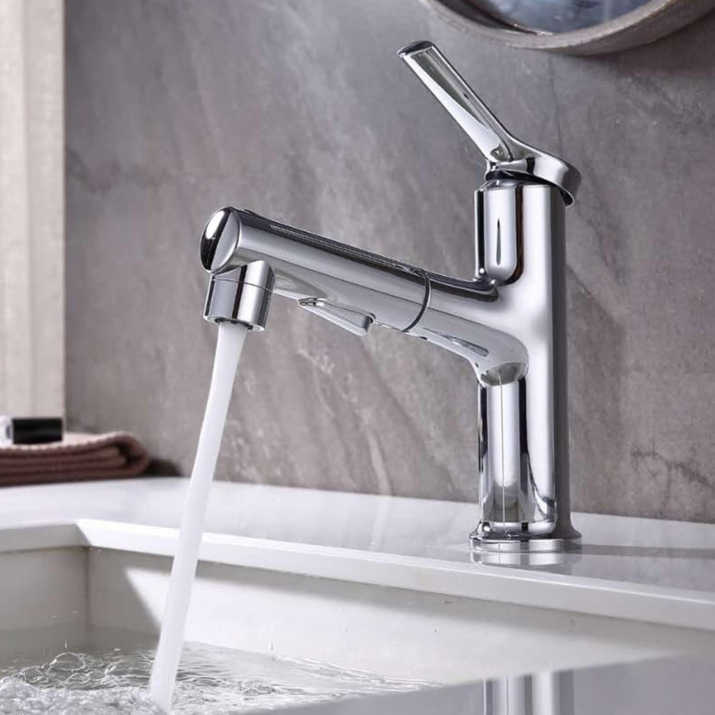 Aerisuned | Nordic Single Lever Retractable Spout Kitchen Sink Mixer Tap