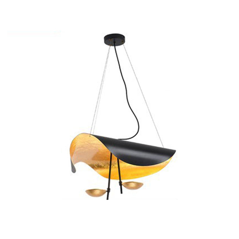 Elnari | Sculpted Leaf Silhouette Modern Pendant Ceiling Light