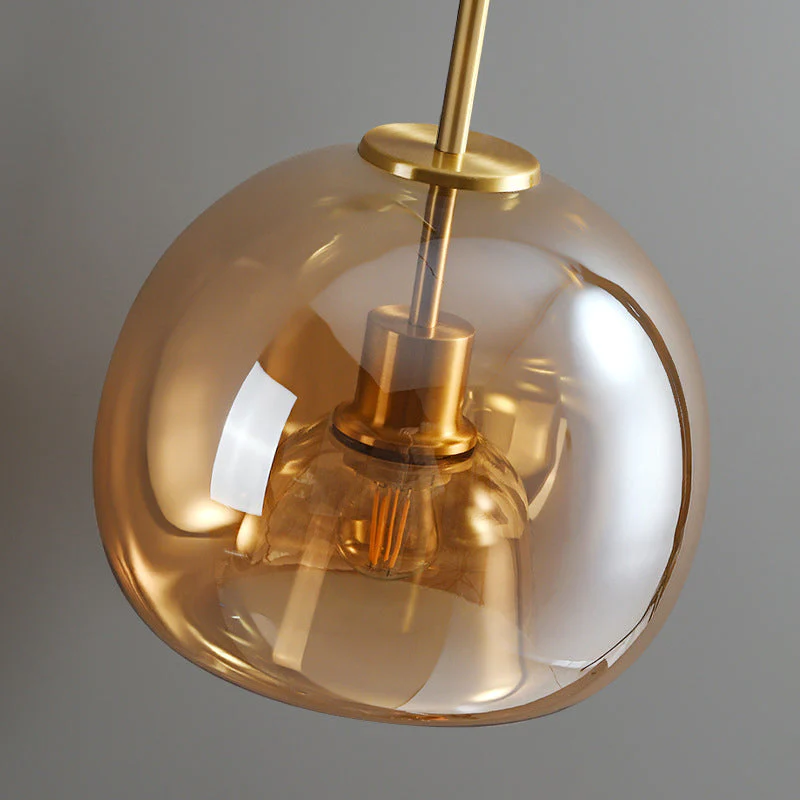 Fumea | Modern Tinted Glass Globe Ceiling Light