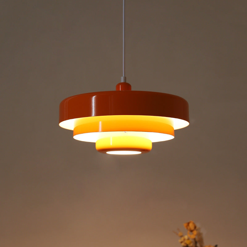 Retrova | Mid Century Modern Layered Iron Pendant Light