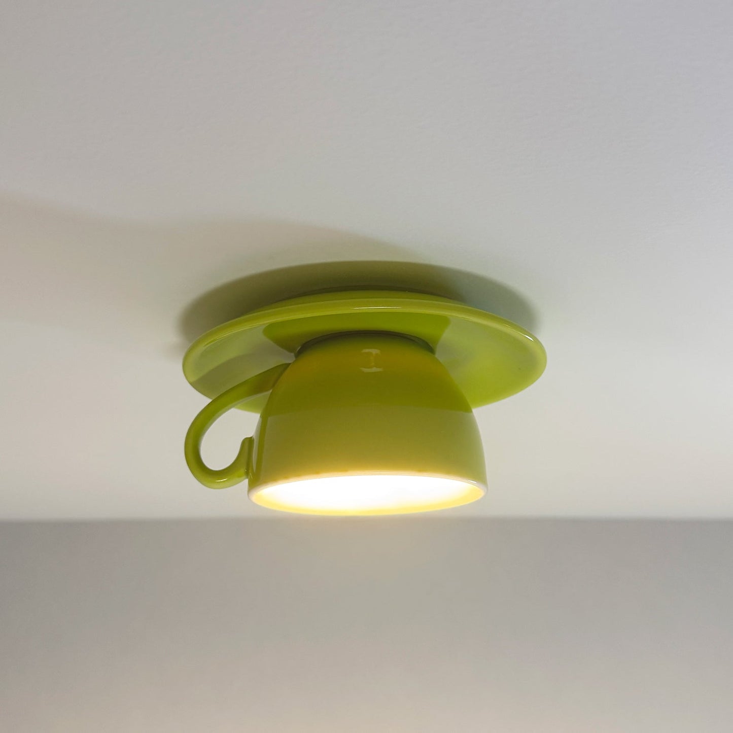 Valentina | Modern Ceramic Coffee Cup Flush Mount Ceiling Light
