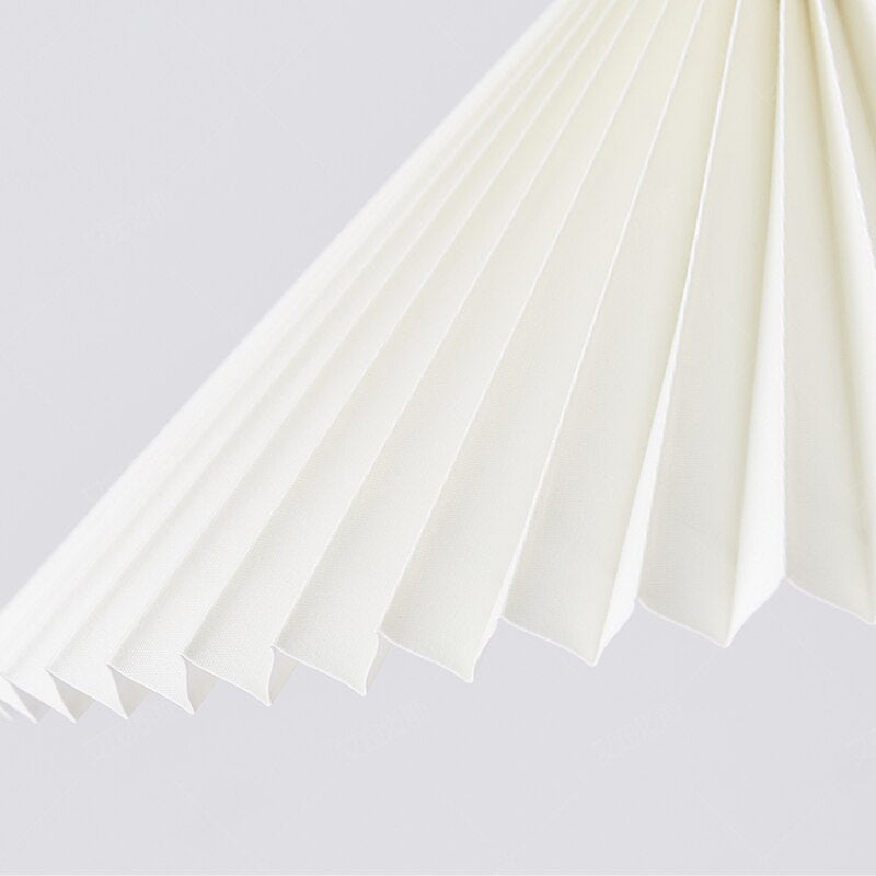 Luvithos | Architectural Cluster Plissé Pleated Timber Pendant Light
