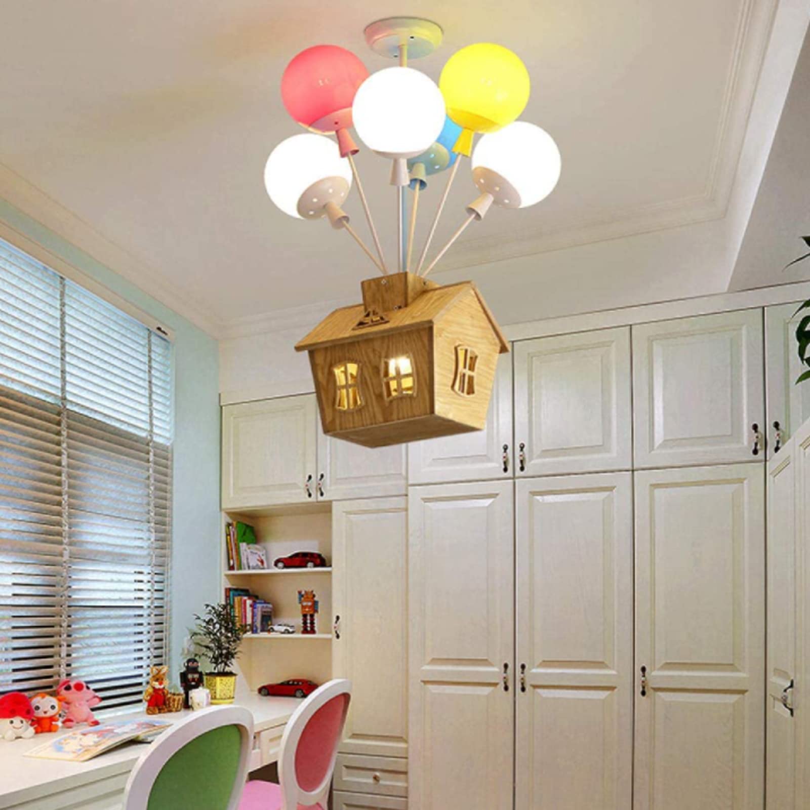 Valaura | Balloon Cluster Whimsical House Motif Ceiling Light