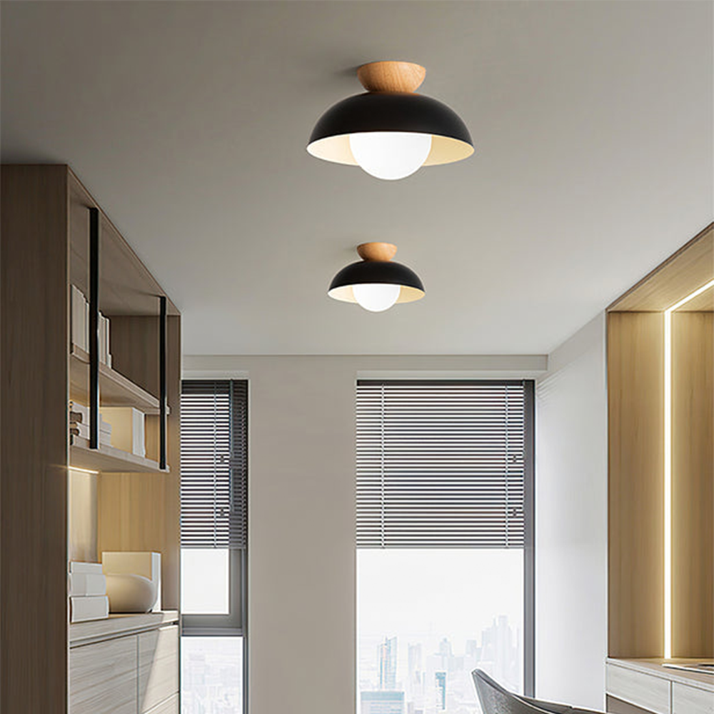 Lumiya | Modern Nordic Metal Dome Ceiling Light