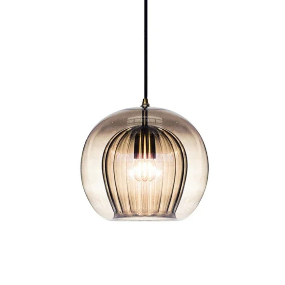 Lucia | Modern Handblown Glass Globe Pendant Light