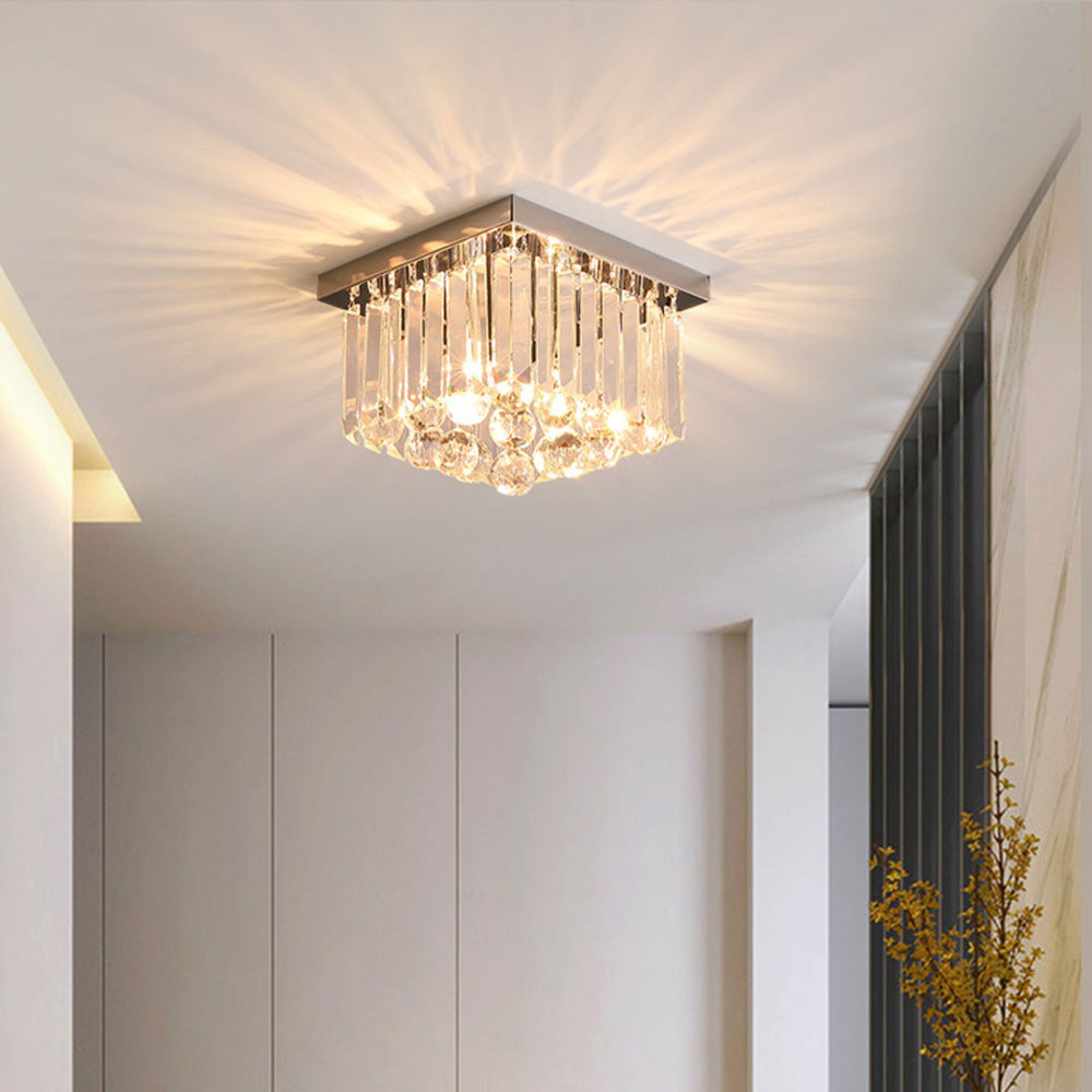 Prisma | Luxurious Crystal Prism Drum Ceiling Light