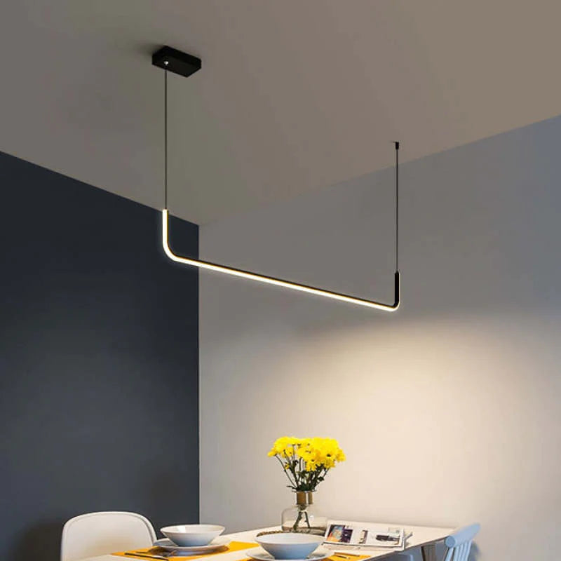 Alvura | Minimalist Geometric Linear Pendant Light