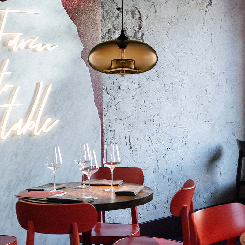 Aerisue | Nordic Glass Vase Silhouette Pendant Light