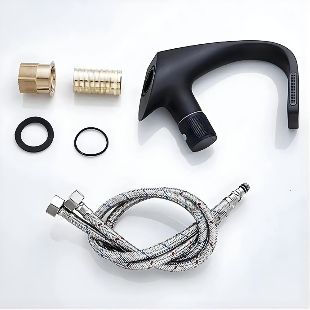 Cascata | Modern Waterfall Bathroom Basin Mixer Tap with Single Handle Control