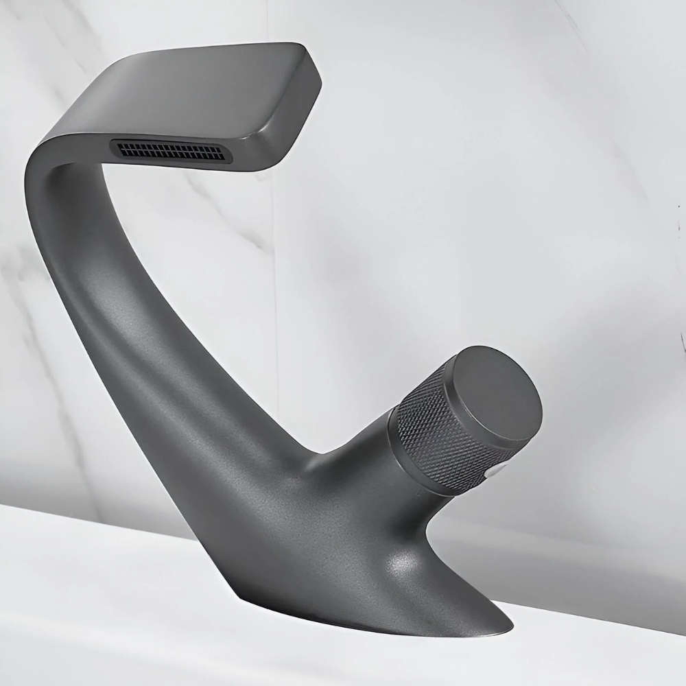 Cascata | Modern Waterfall Bathroom Basin Mixer Tap with Single Handle Control