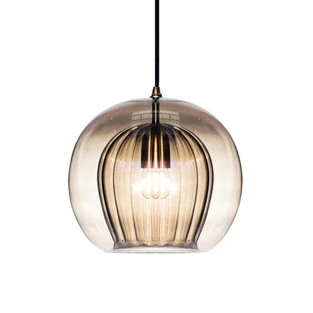 Lucia | Modern Handblown Glass Globe Pendant Light