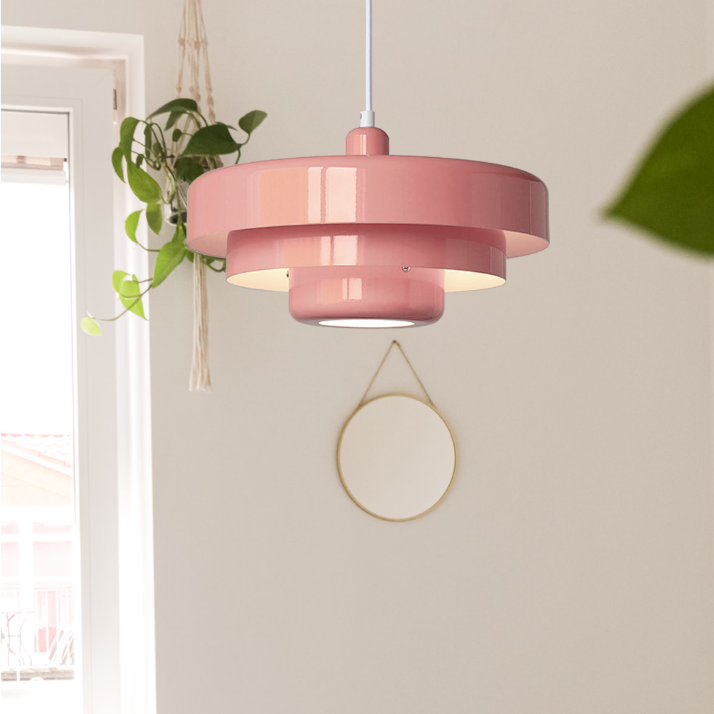 Retrova | Mid Century Modern Layered Iron Pendant Light