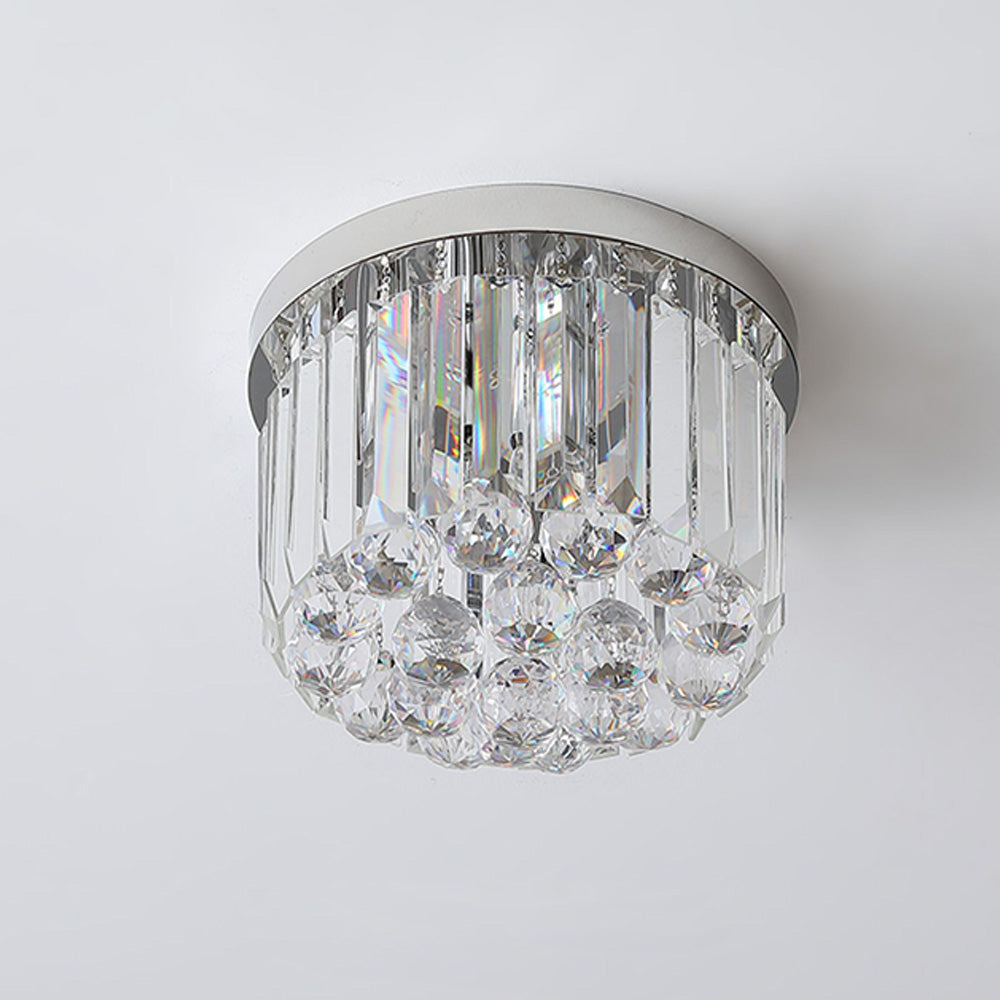 Prisma | Luxurious Crystal Prism Drum Ceiling Light