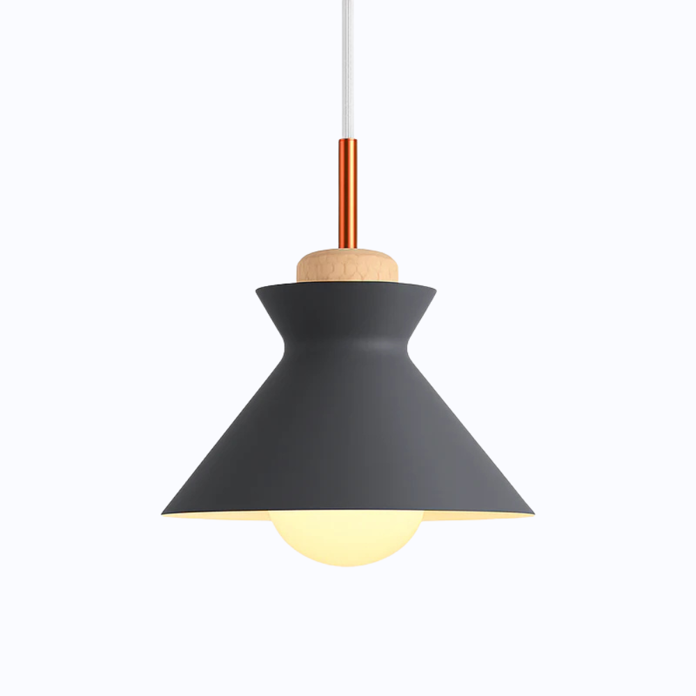 Ferune | Nordic Industrial Metal Shade Pendant Light