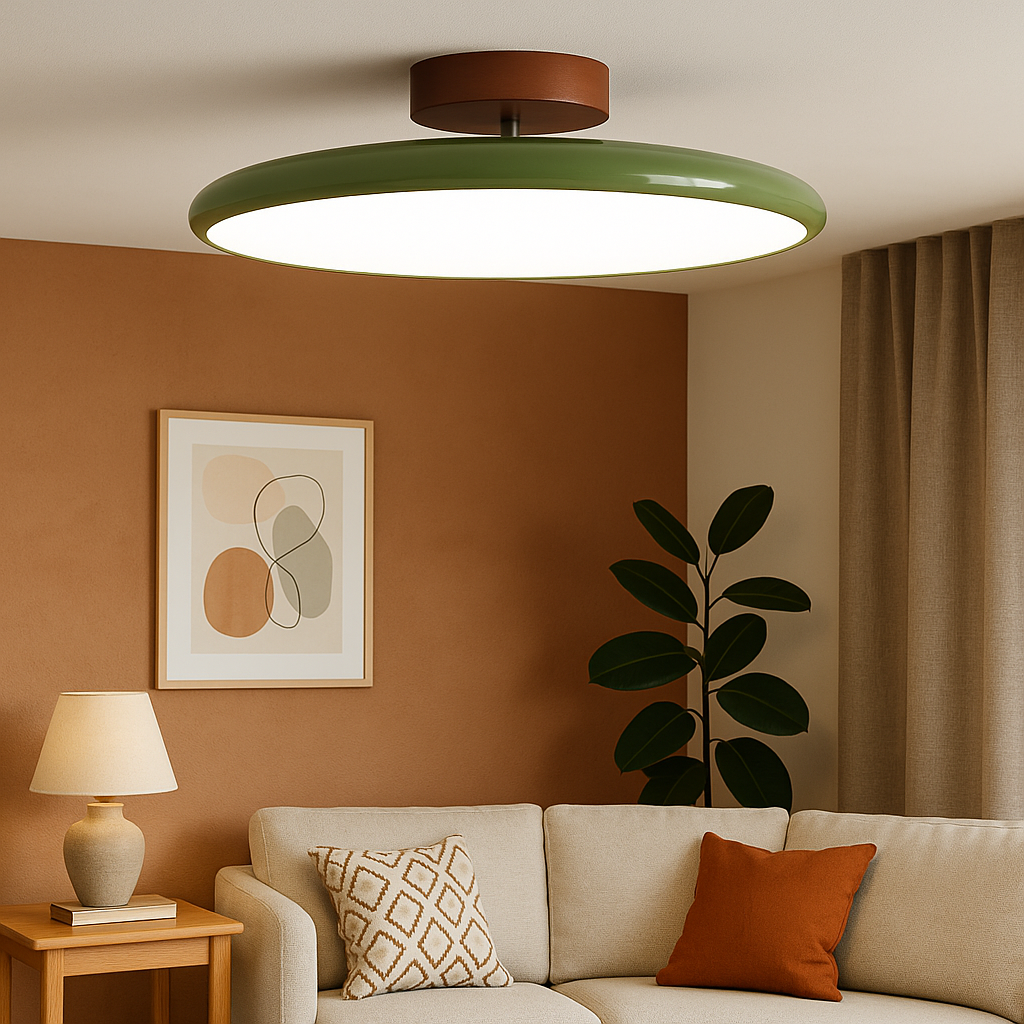 Aerie | Minimalist Scandinavian Adjustable Flush Mount Ceiling Light