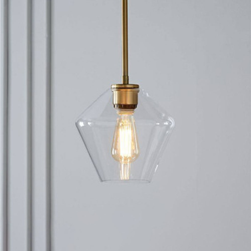 Niris | Nordic Diamond Shaped Geometric Glass Pendant Light