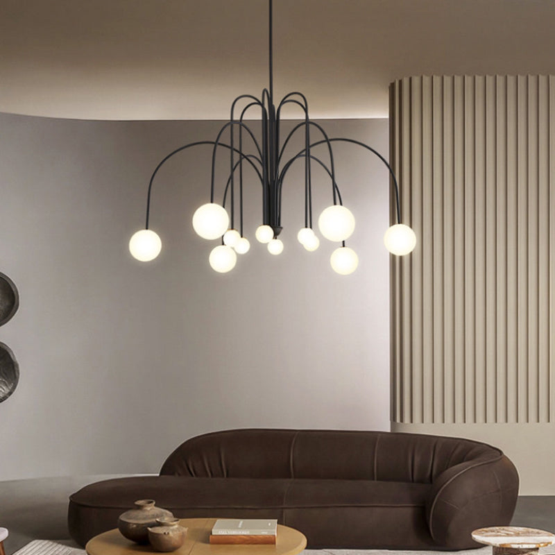 Elvandar | Minimalist Multi Sphere Globe Cluster Pendant Light