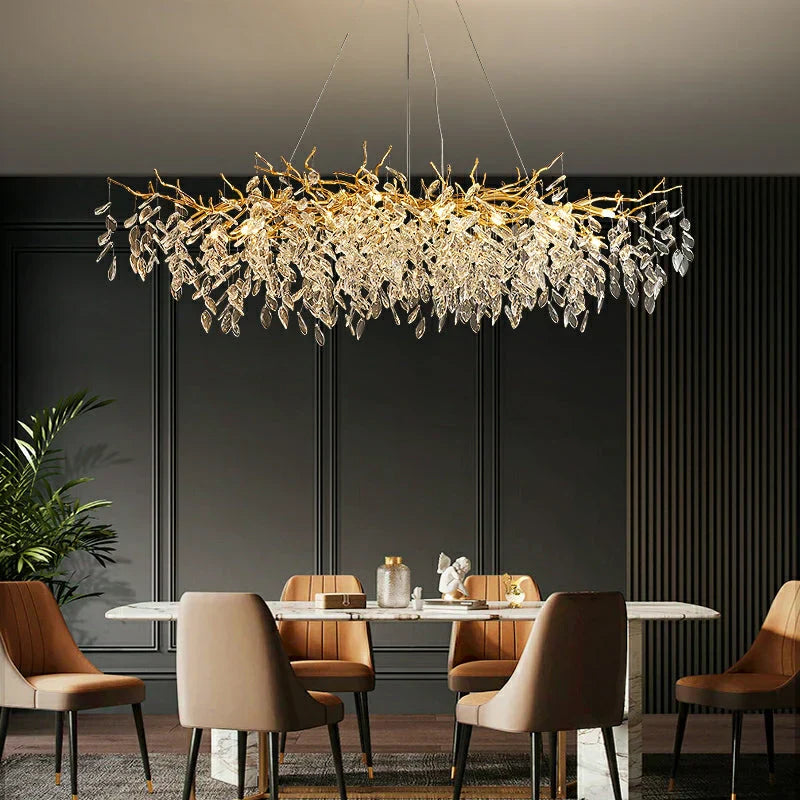 Lumiere | Modern French Style Crystal Branch Chandelier