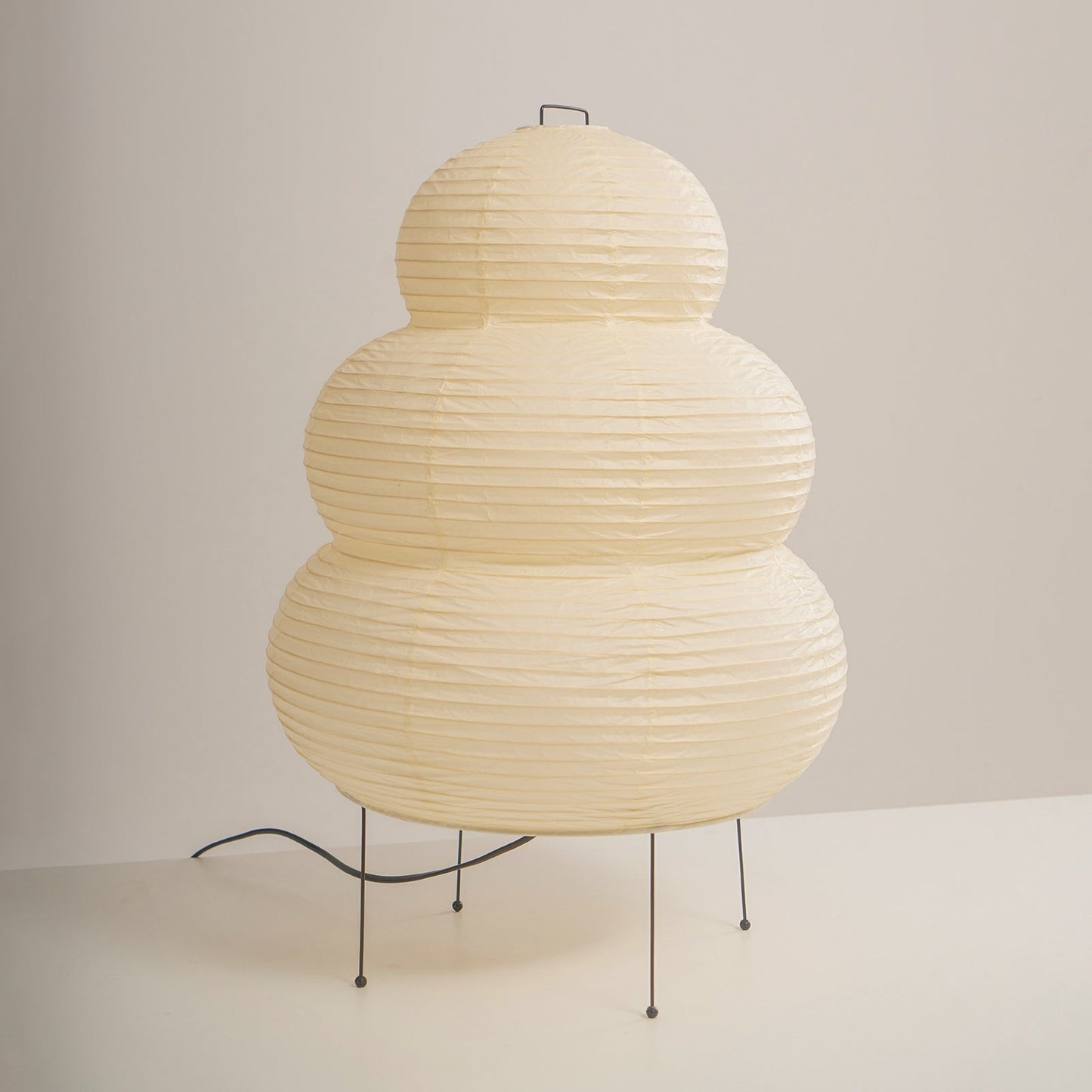 Kryntaleo | Japanese Ribbed Bamboo Silhouette Oriental Accent Table Lamp