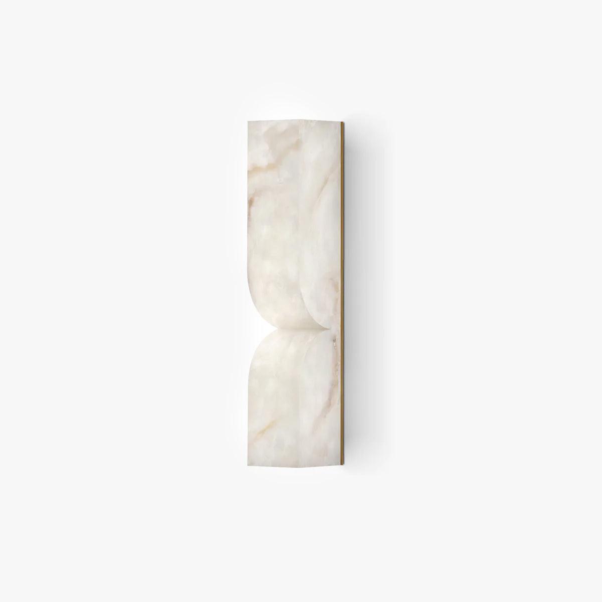 Marbrisso | Minimalist Carved Alabaster Stone Wall Light