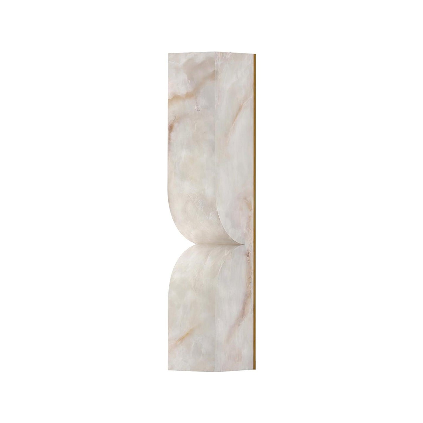 Marbrisso | Minimalist Carved Alabaster Stone Wall Light