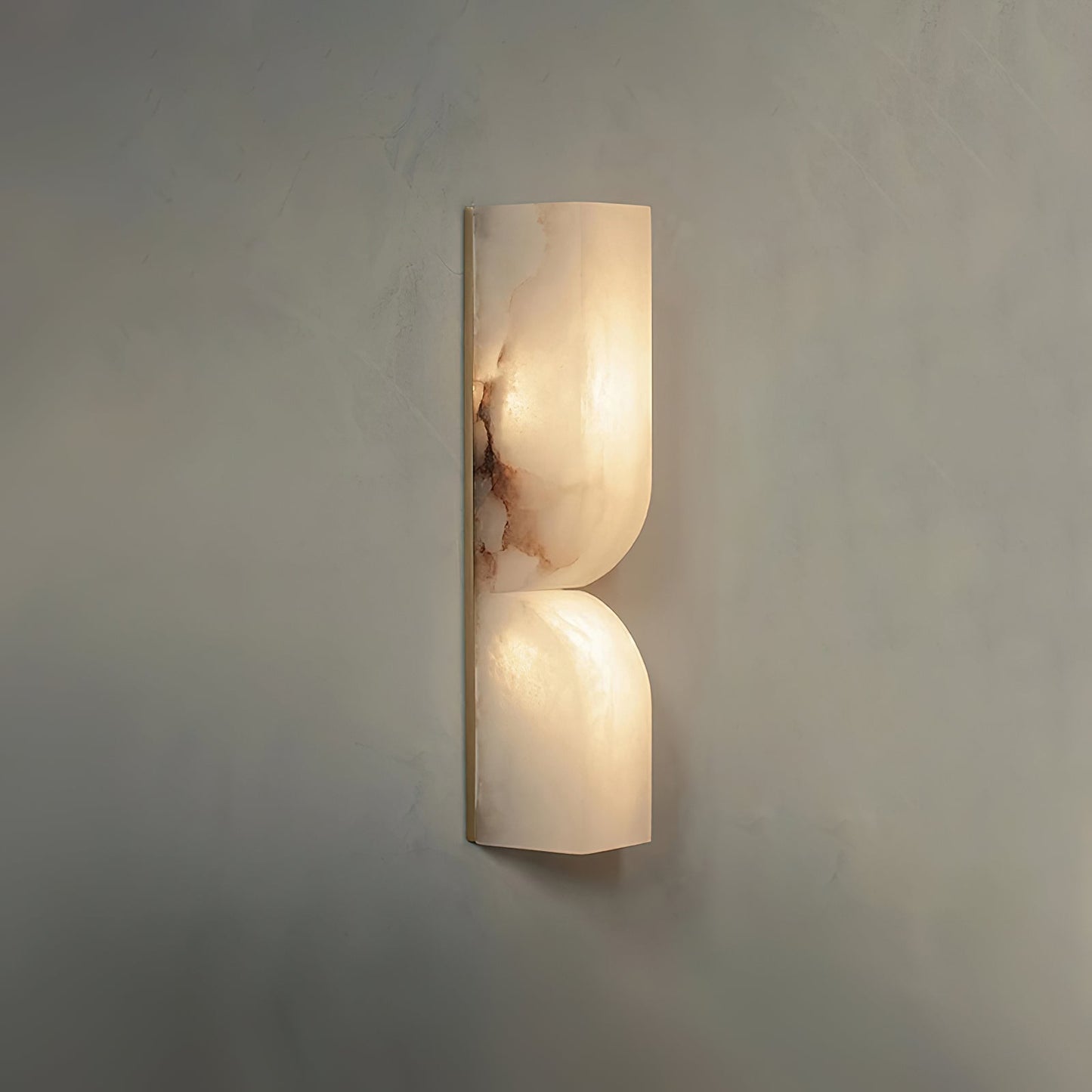 Marbrisso | Minimalist Carved Alabaster Stone Wall Light