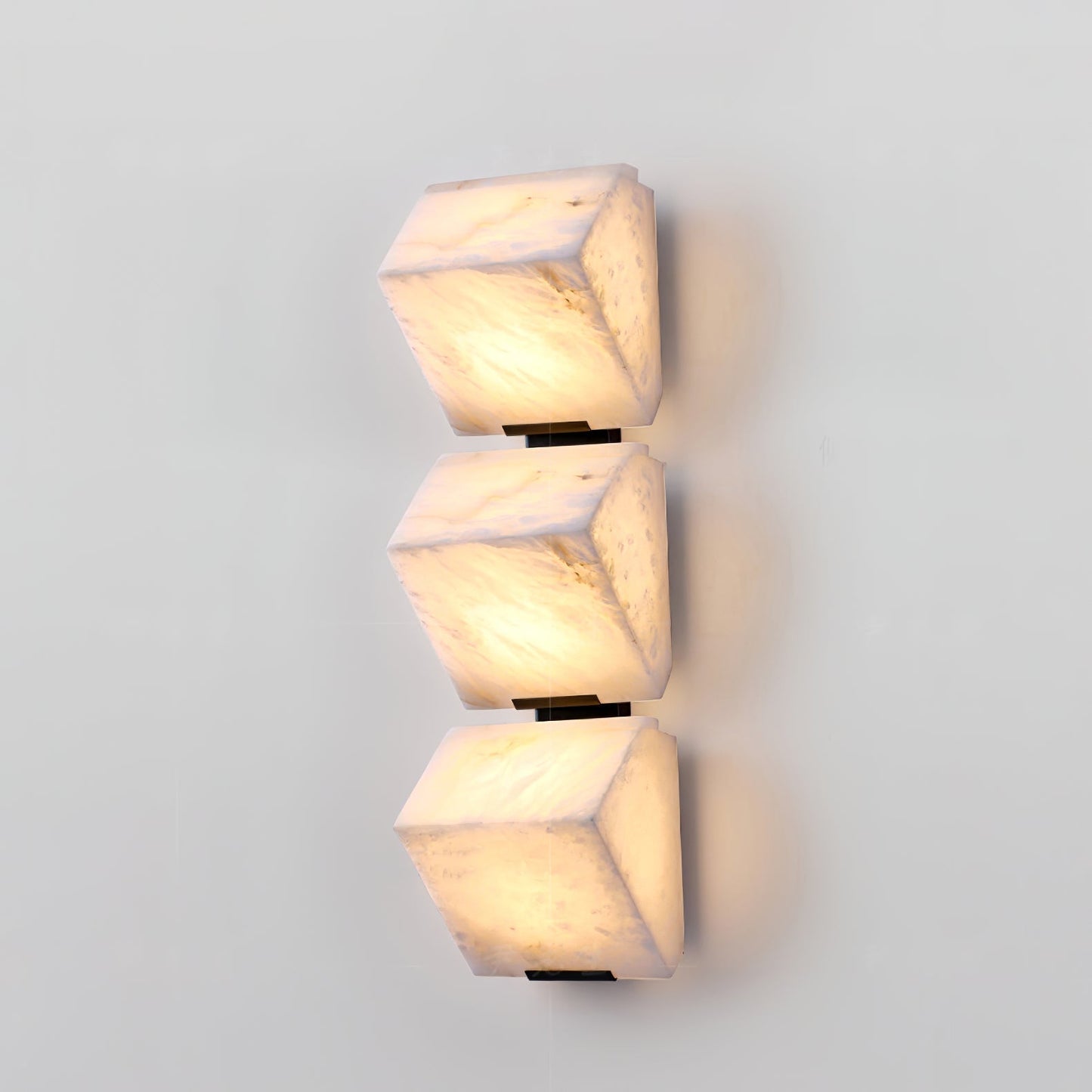Luvidior | Architectural Column Alabaster Stone Blocks Wall Light