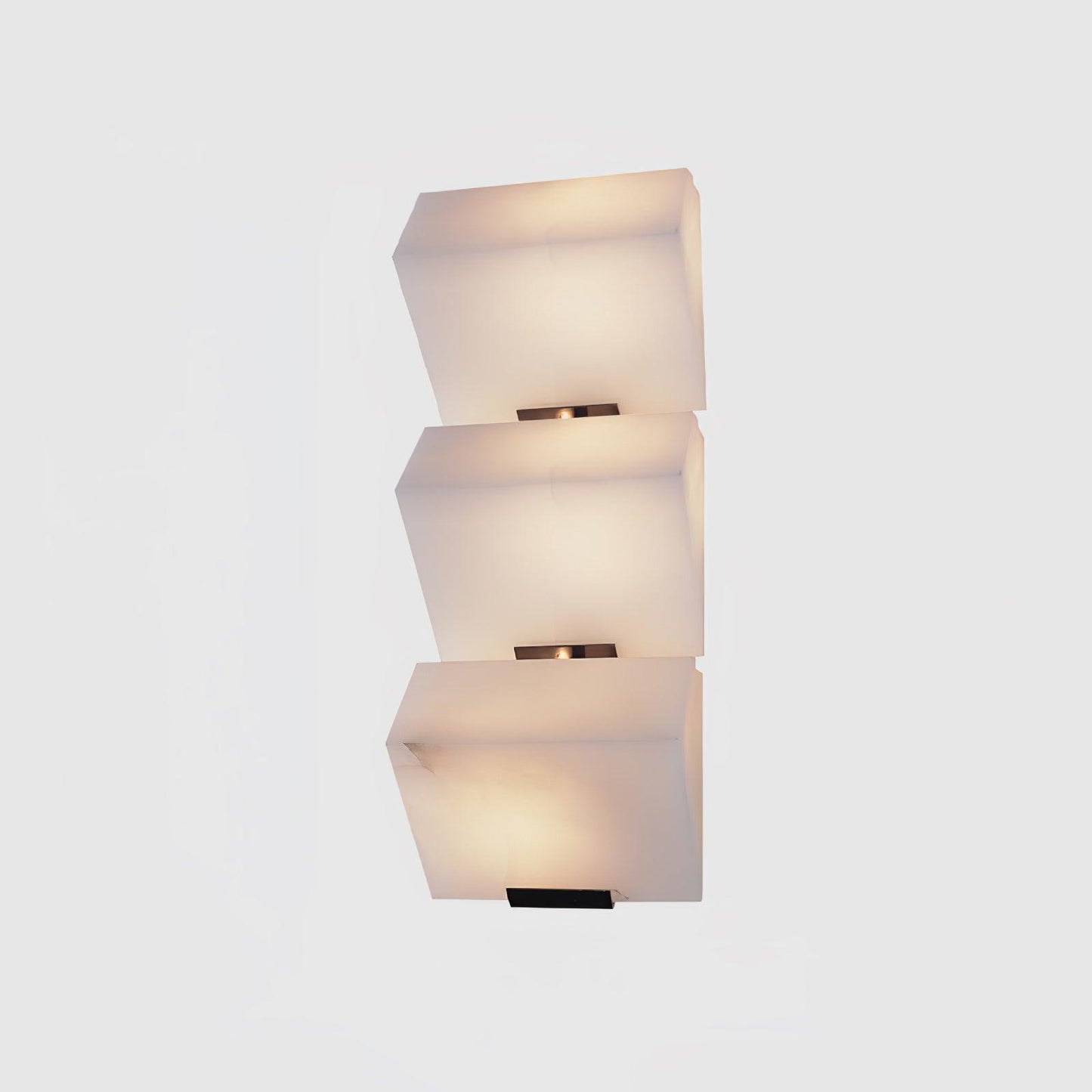 Luvidior | Architectural Column Alabaster Stone Blocks Wall Light