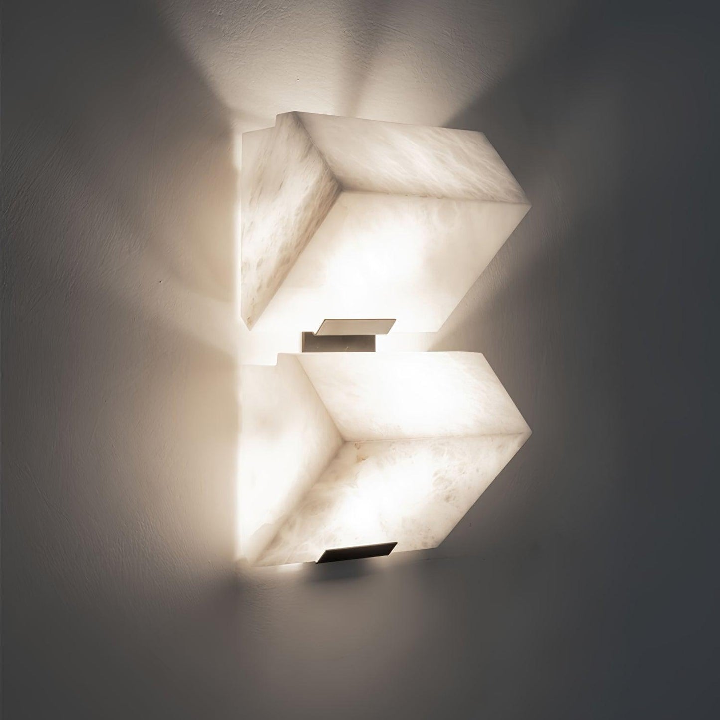 Luvidior | Architectural Column Alabaster Stone Blocks Wall Light