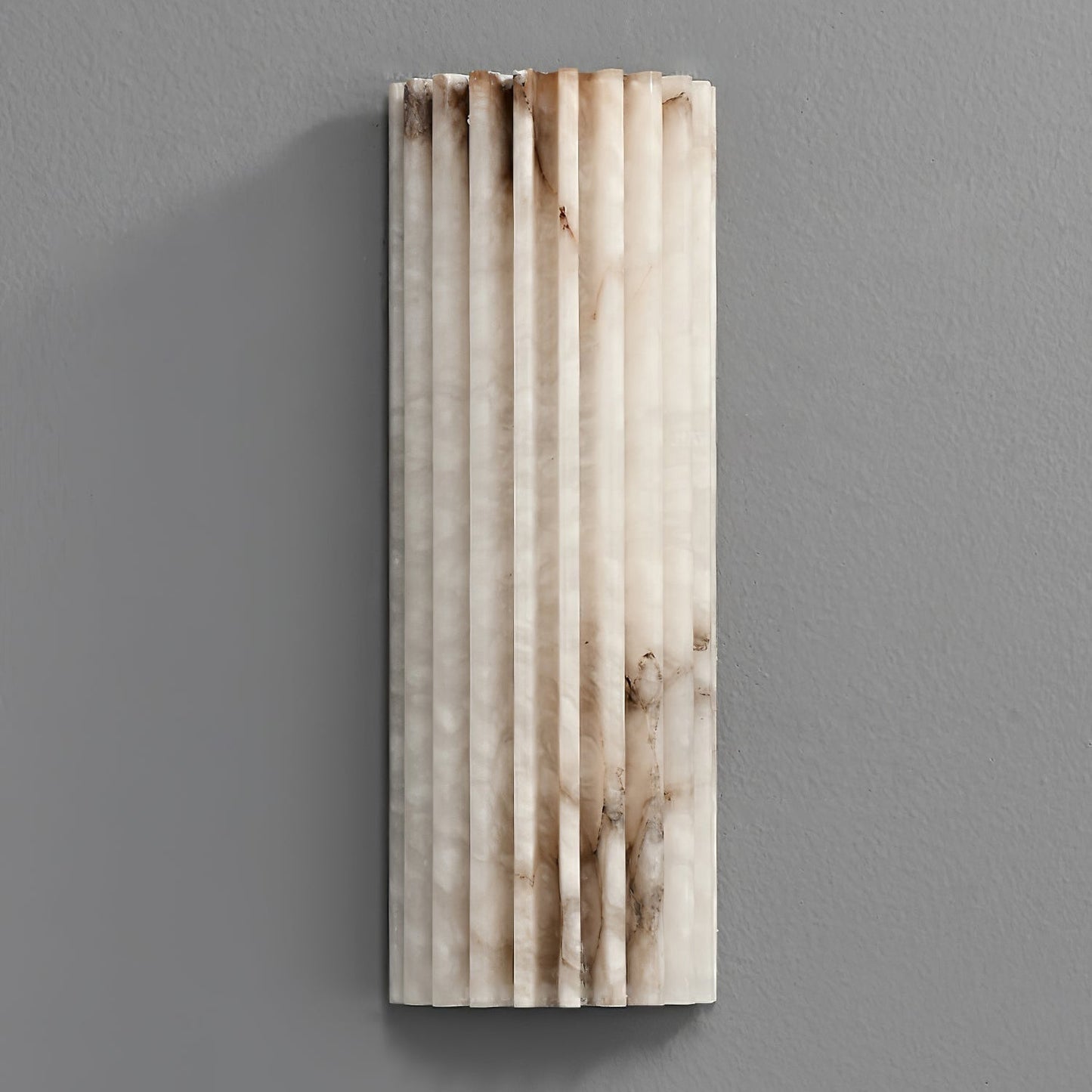 Orcari | Elegant Rectangular Alabaster Stone Wall Light