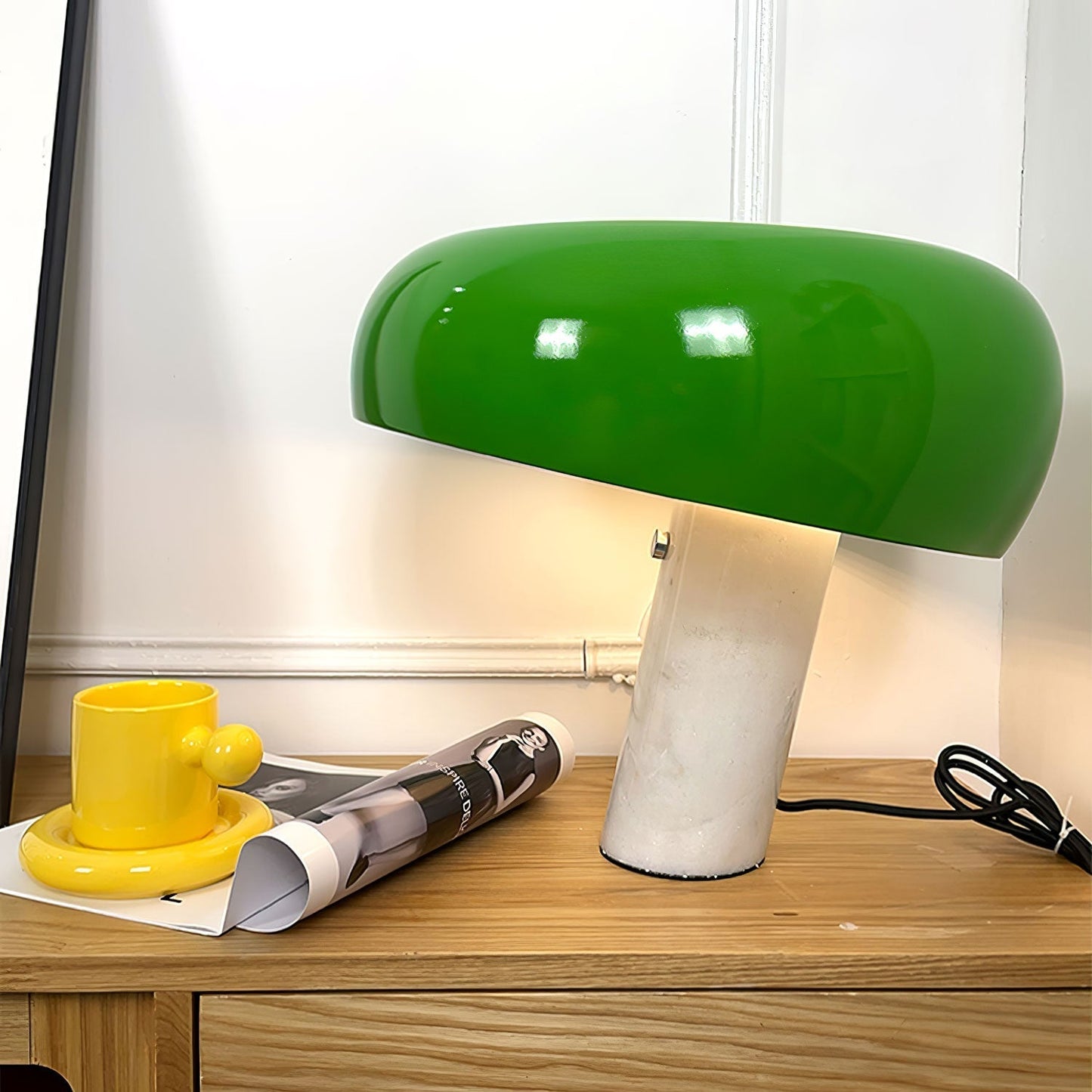 Kendrivol | Domed Silhouette Italian Marble Accent Table Lamp