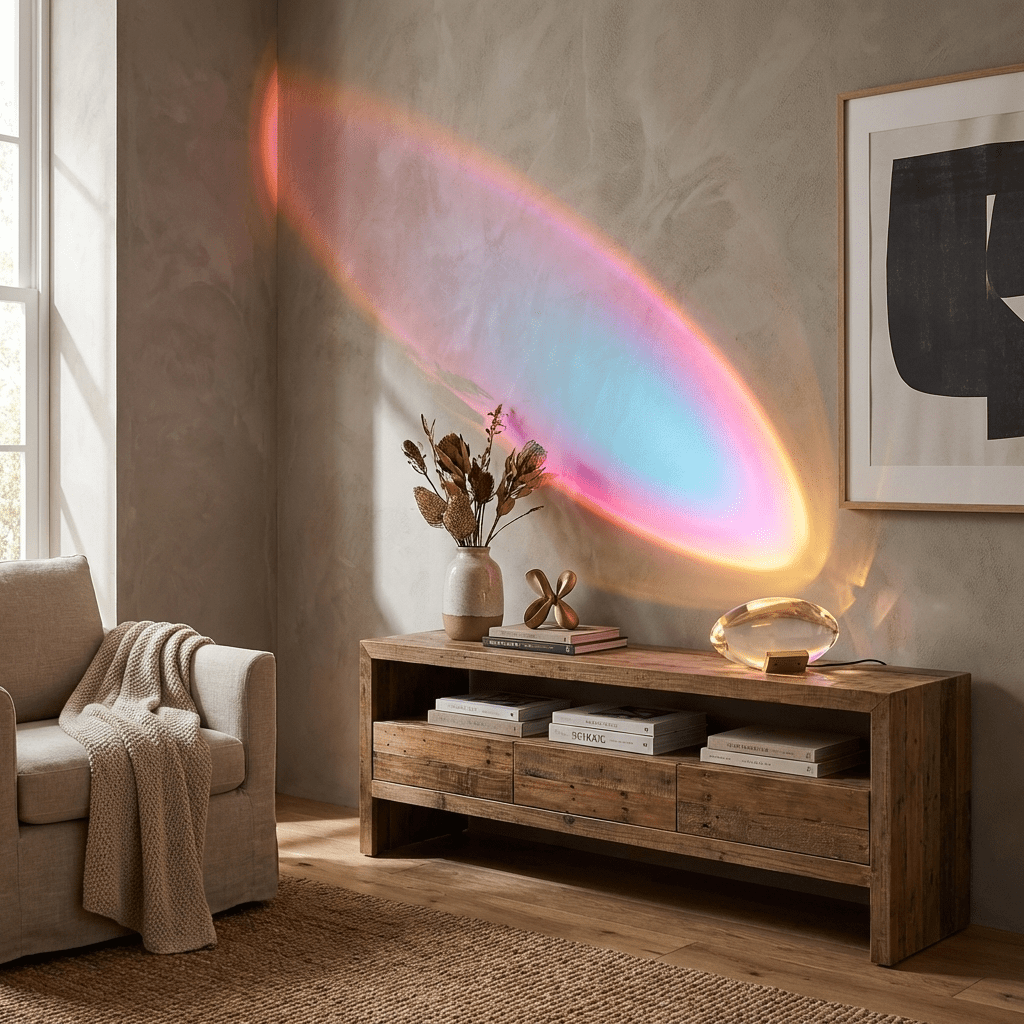 Vaelenoe | Sculptural Oval Crystal Stone Table Lamp