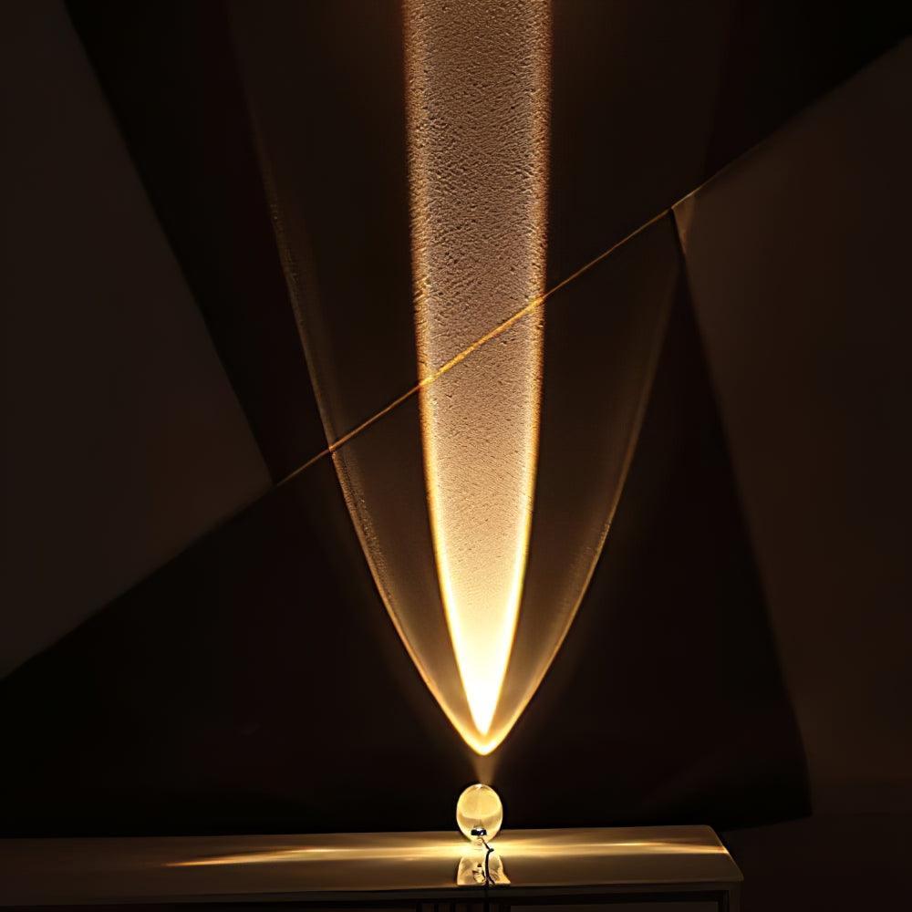 Vaelenoe | Sculptural Oval Crystal Stone Table Lamp