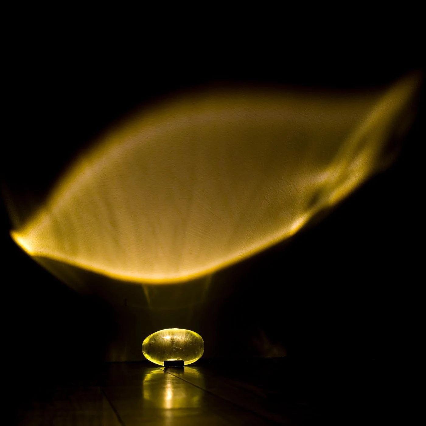 Vaelenoe | Sculptural Oval Crystal Stone Table Lamp