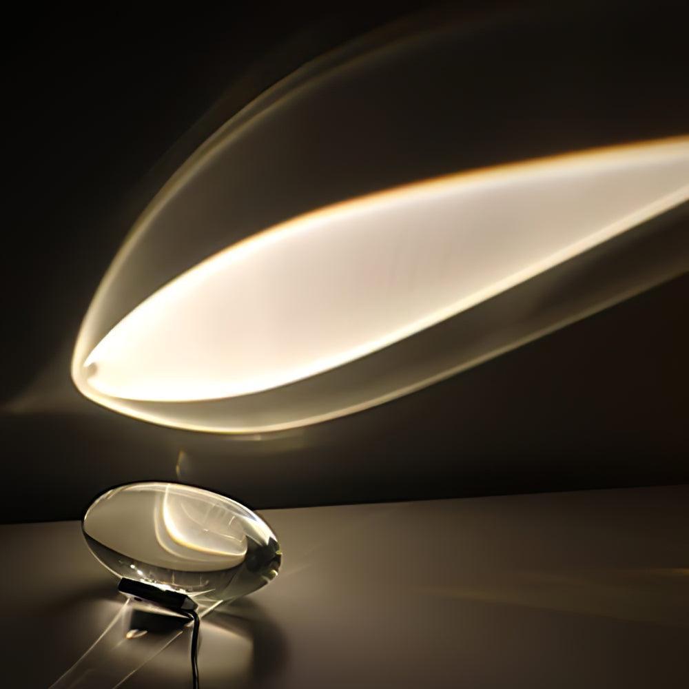 Vaelenoe | Sculptural Oval Crystal Stone Table Lamp