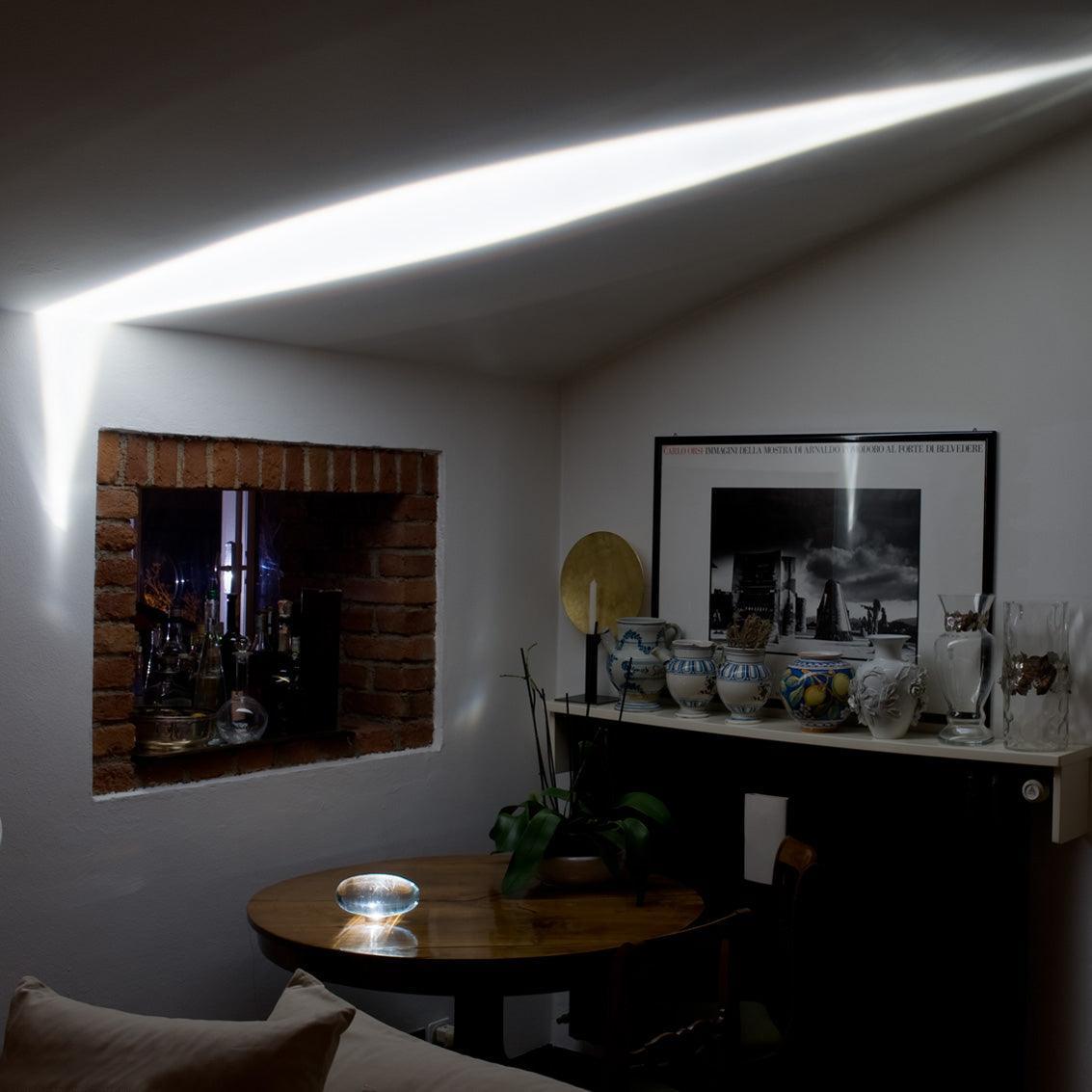 Vaelenoe | Sculptural Oval Crystal Stone Table Lamp