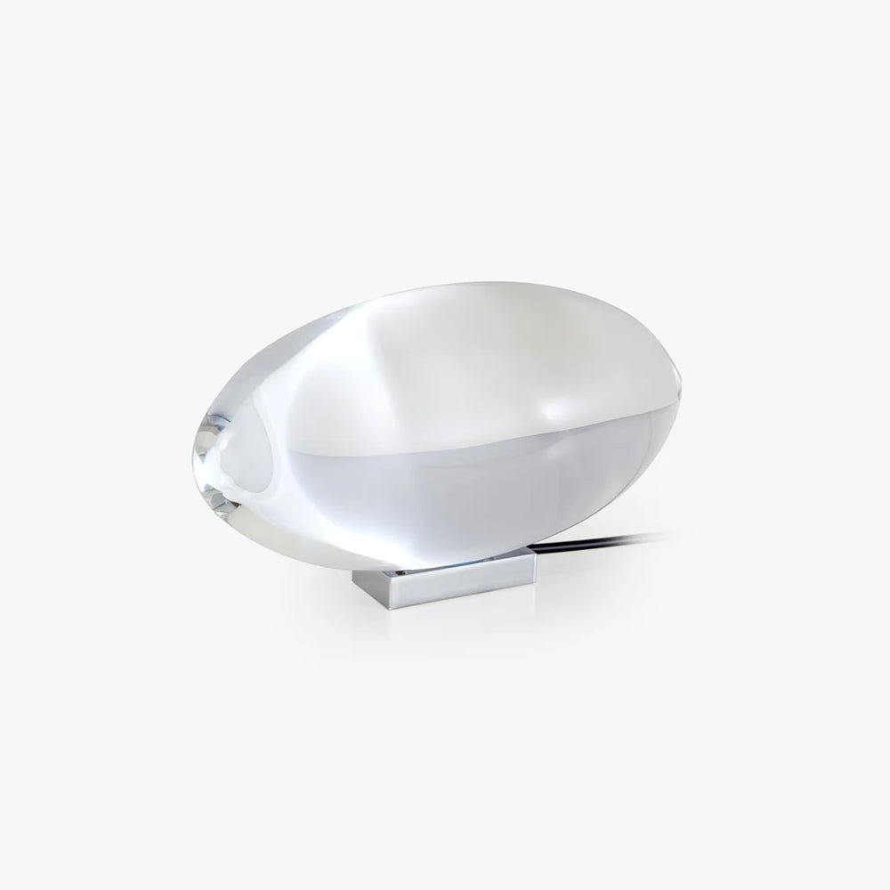Vaelenoe | Sculptural Oval Crystal Stone Table Lamp