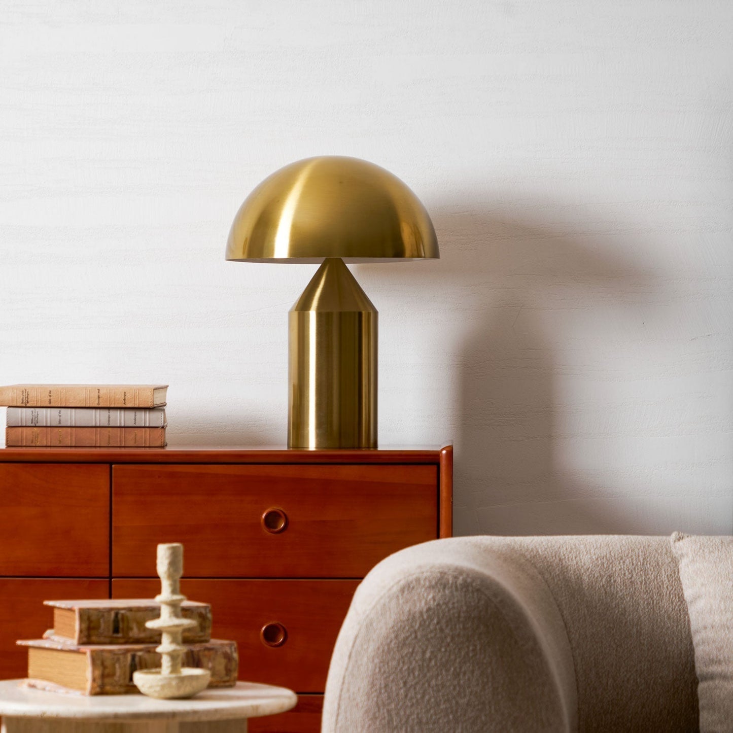 Zonthara | Avant Garde Geometric Sculptural Silhouette Metal Table Lamp