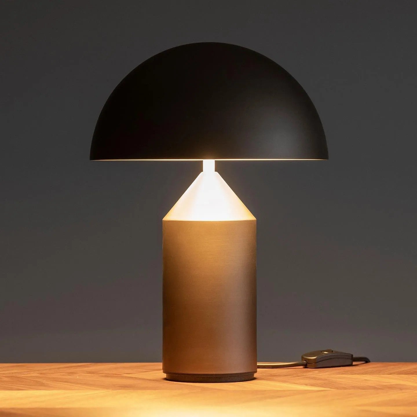 Zonthara | Avant Garde Geometric Sculptural Silhouette Metal Table Lamp