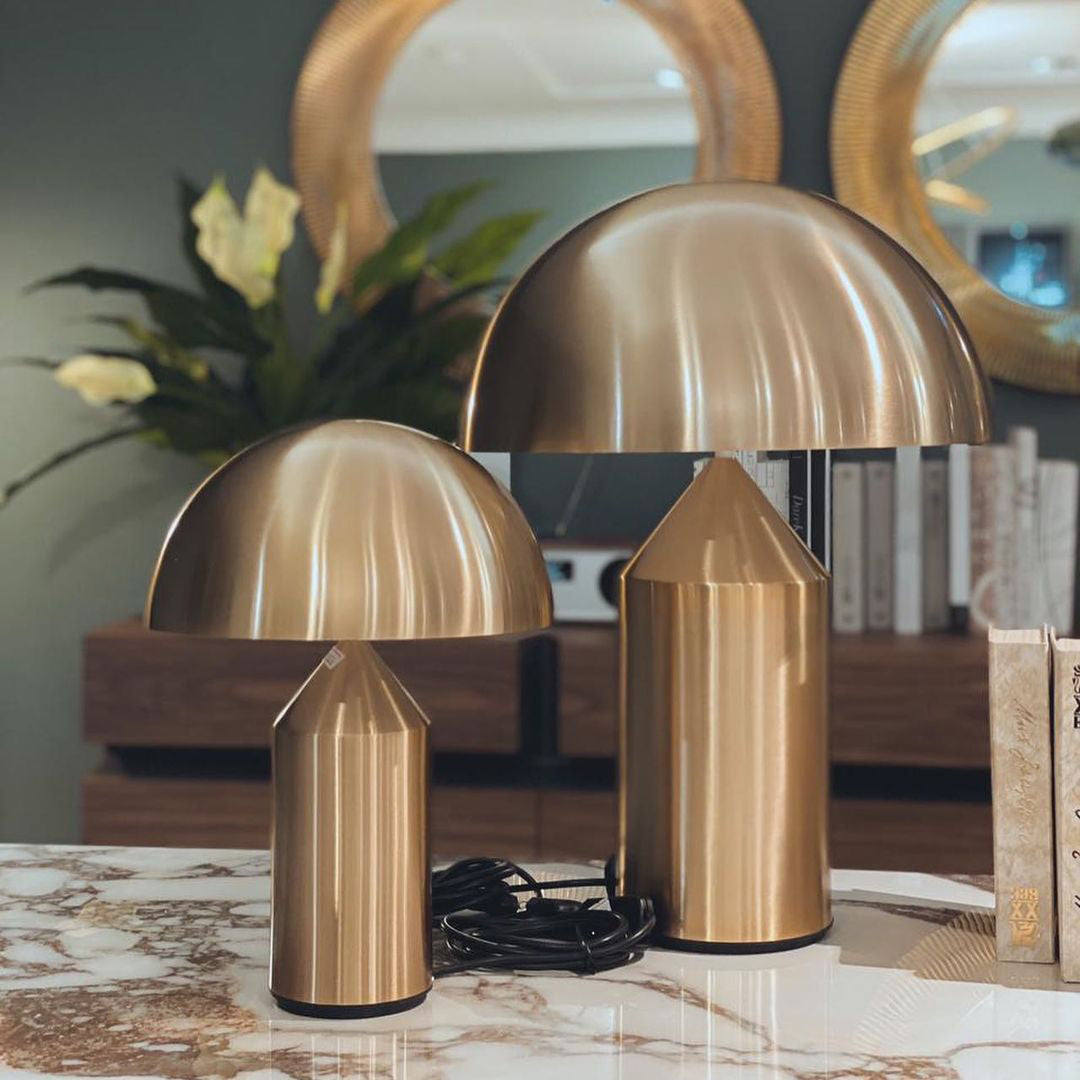 Zonthara | Avant Garde Geometric Sculptural Silhouette Metal Table Lamp