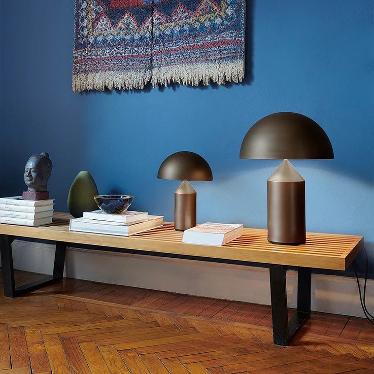 Zonthara | Avant Garde Geometric Sculptural Silhouette Metal Table Lamp