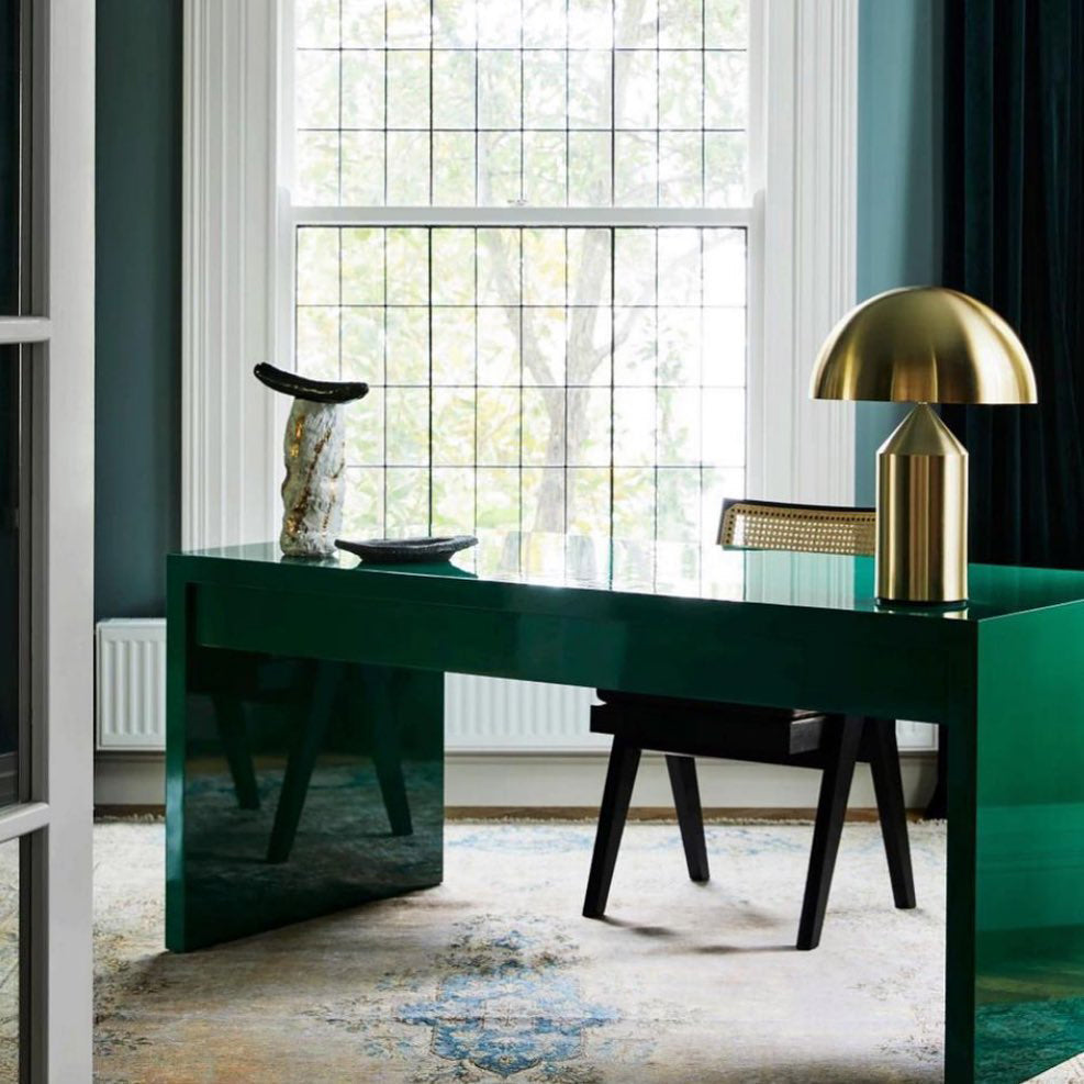 Zonthara | Avant Garde Geometric Sculptural Silhouette Metal Table Lamp