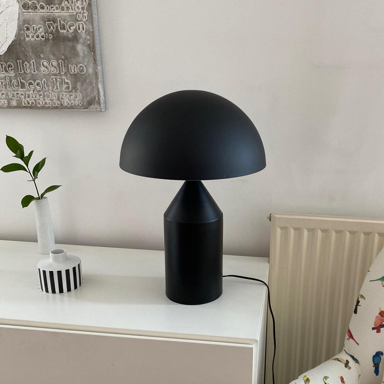 Zonthara | Avant Garde Geometric Sculptural Silhouette Metal Table Lamp