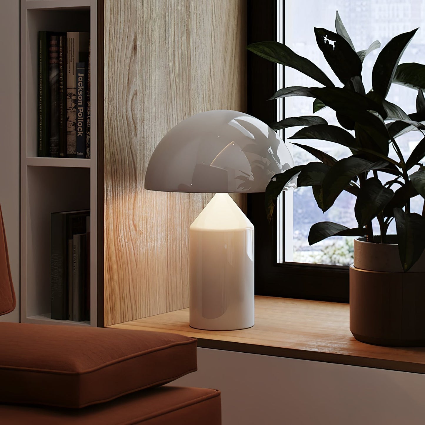 Zonthara | Avant Garde Geometric Sculptural Silhouette Metal Table Lamp