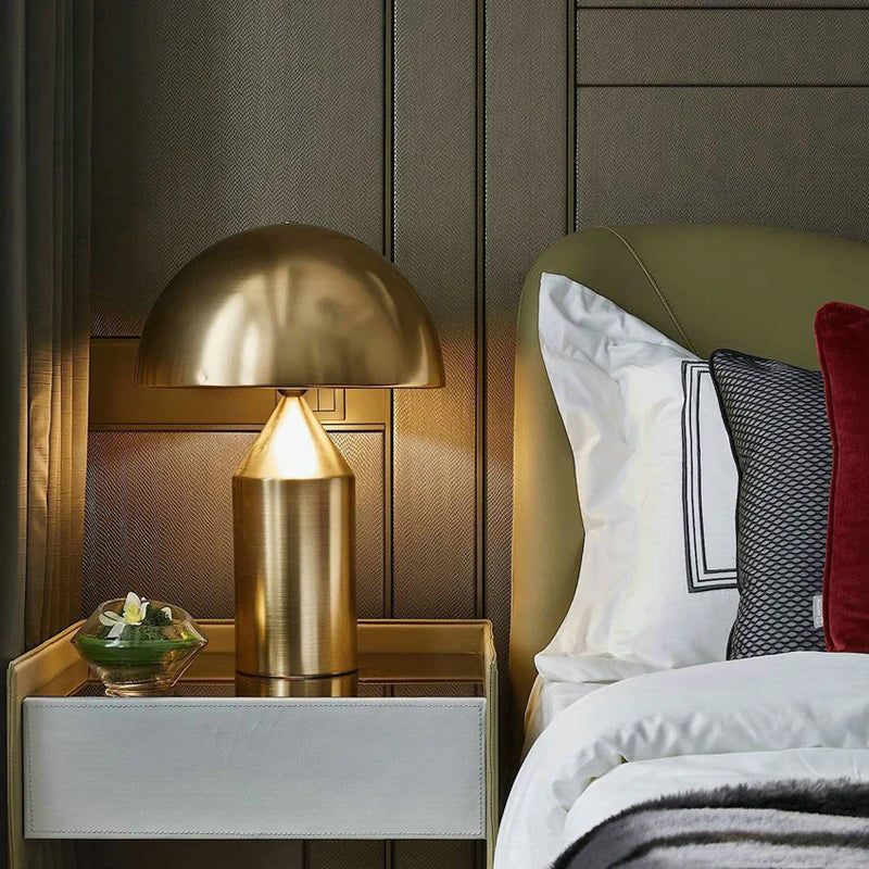 Zonthara | Avant Garde Geometric Sculptural Silhouette Metal Table Lamp
