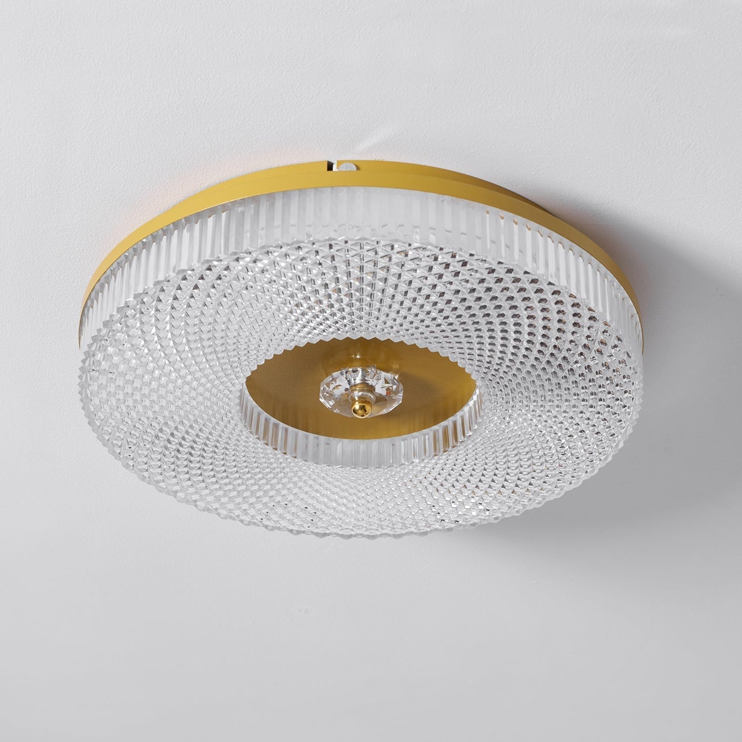 Corissam | Slim Disc Contemporary Geometric Surface Mounted Ceiling Light