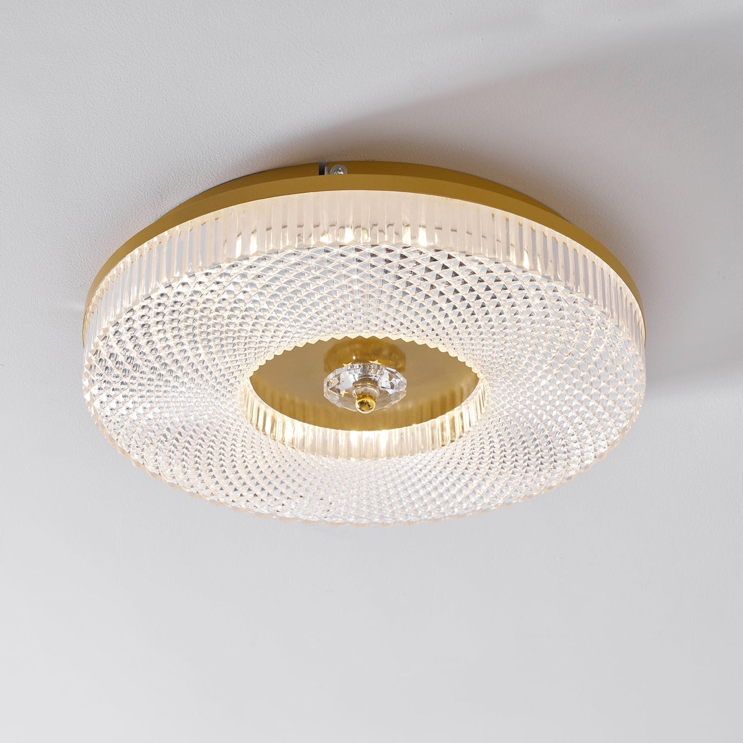 Corissam | Slim Disc Contemporary Geometric Surface Mounted Ceiling Light